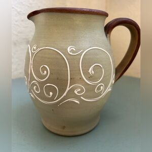 Vintage Denby Stoneware England Pitcher -